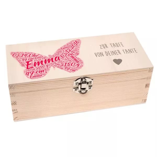 Bärchen rosa Geschenkbox Schachtel Geldgeschenk Verpackung Geschenk Taufe Paten 