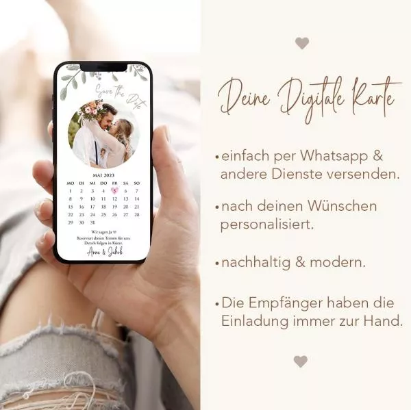 Save-The-Date personalisiert