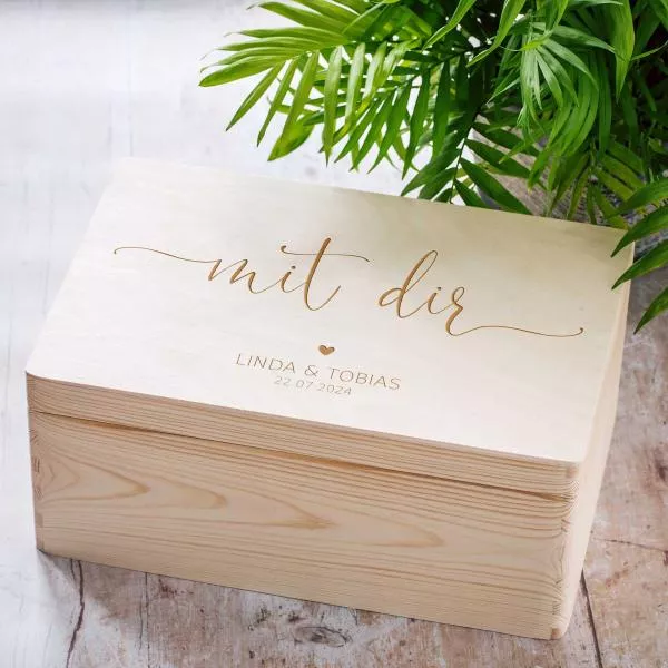 Erinnerungsbox Hochzeit personalisiert