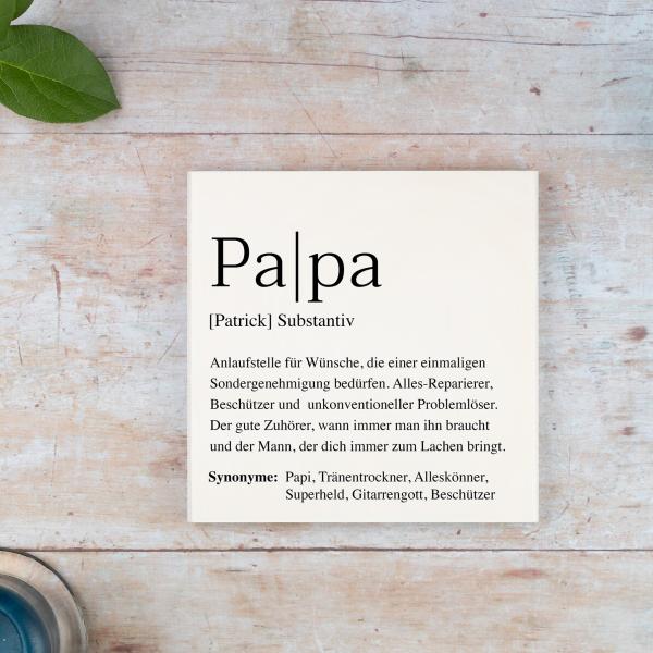 Definition Papa, Die persÃ¶nliche Geschenkidee fÃ¼r Papa