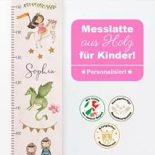 Messlatte für Mädchen "Märchen"