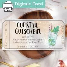 Cocktail Gutschein