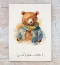Wandbild "Bär"